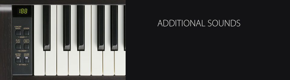 Kawai CA48 Controls - Additional Sounds