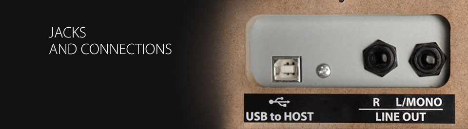 Kawai KCP90 Jacks and Connections