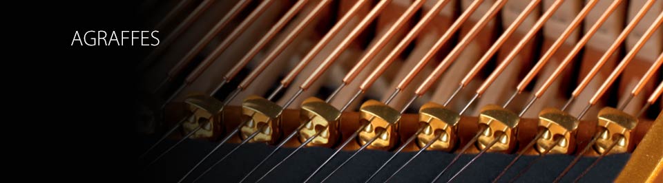 Kawai GX BLAK Series Agraffes