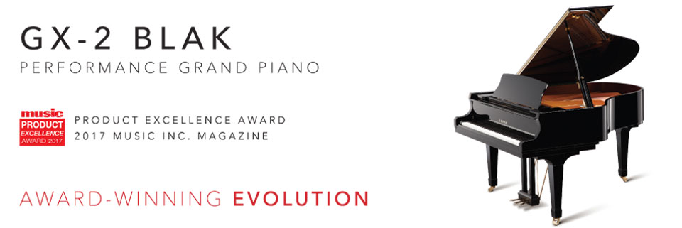 Kawai GX-2 BLAK - 2017 Music Inc. Magazine Product Excellence Award